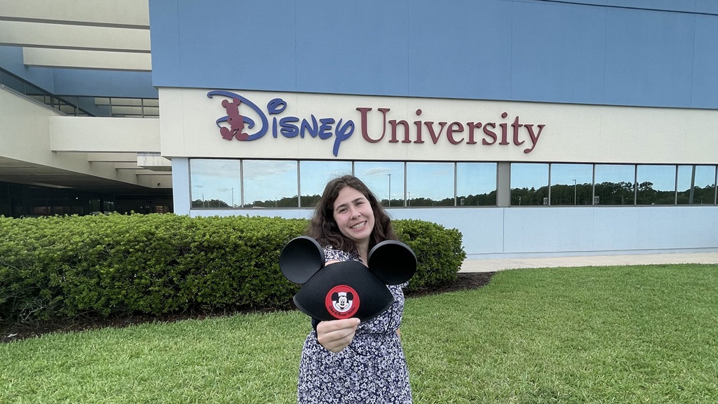 Ashley Lindman ’26 at Disney Internship