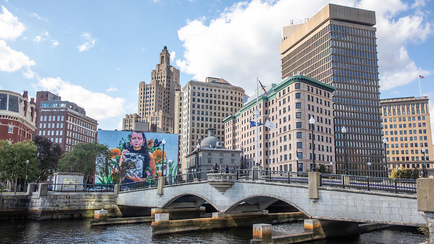 Photo of downtown Providence, RI.