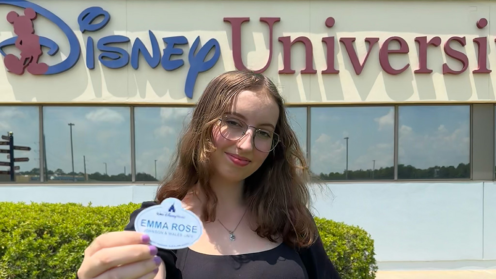 student interning for the Disney College Program