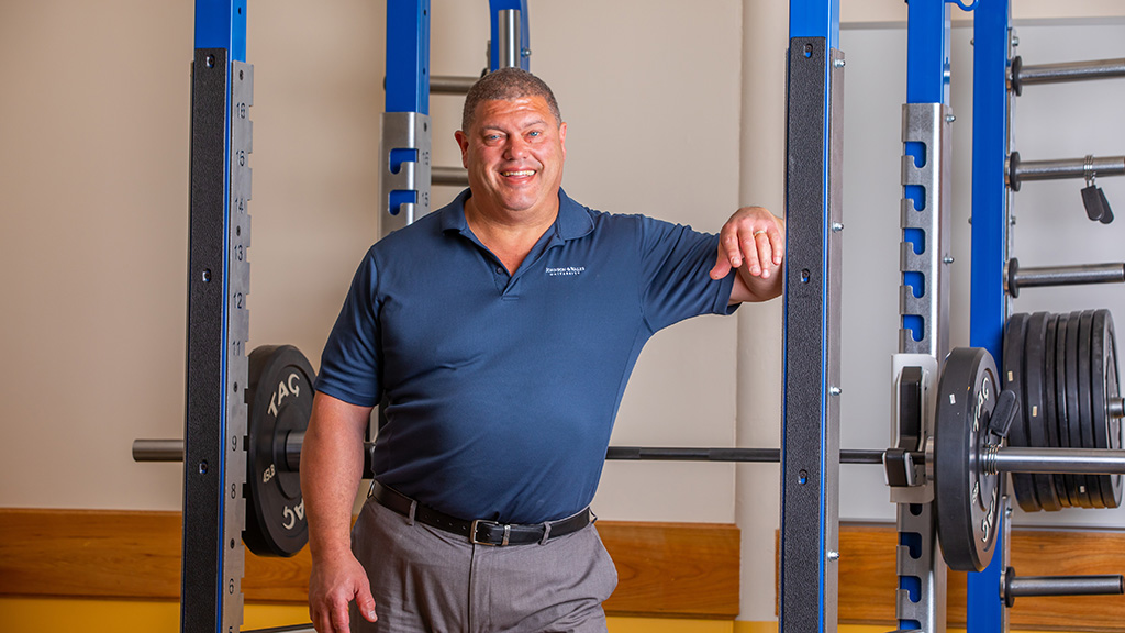 Professor Paul Ullucci in the Exercise Science Hub