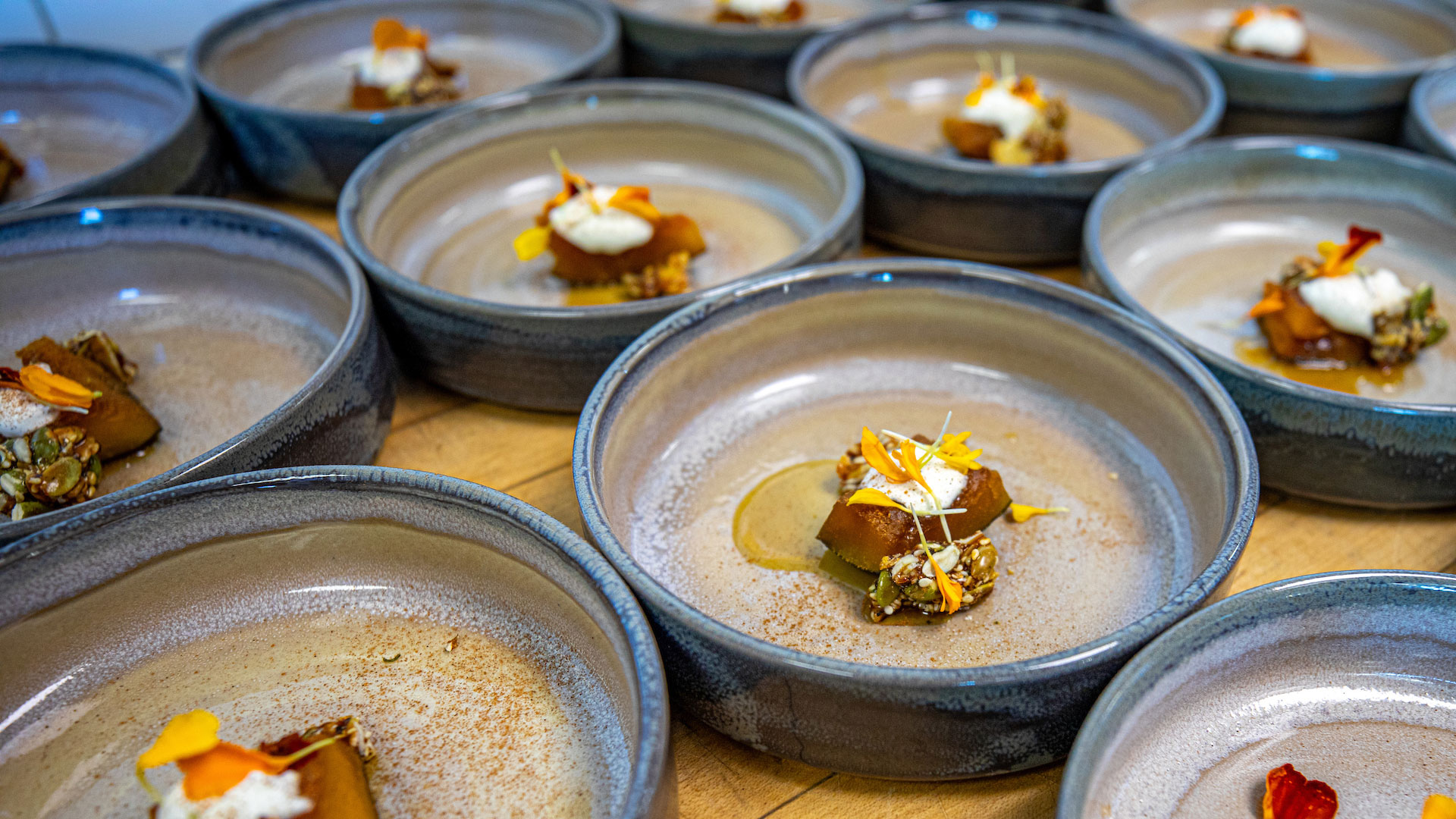 A sweet-and-savory dessert from the FIT Symposium student recipe competition.