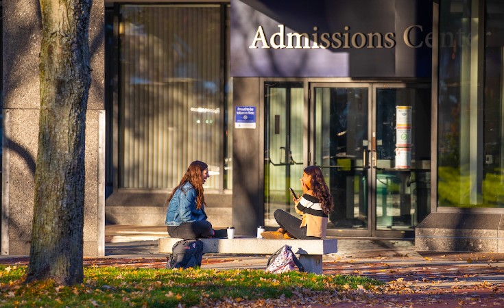 Students on Gaebe Commons 